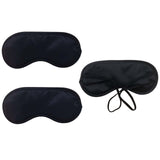 Medsuo masque yeux noir doux et confortable bloque la lumière pour le repos.