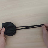 Medsuo pack de 3 masques yeux noir pratique et économique.