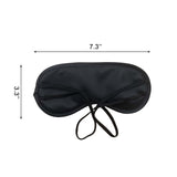 Medsuo masque yeux noir parfait pour sommeil voyage et méditation calme.