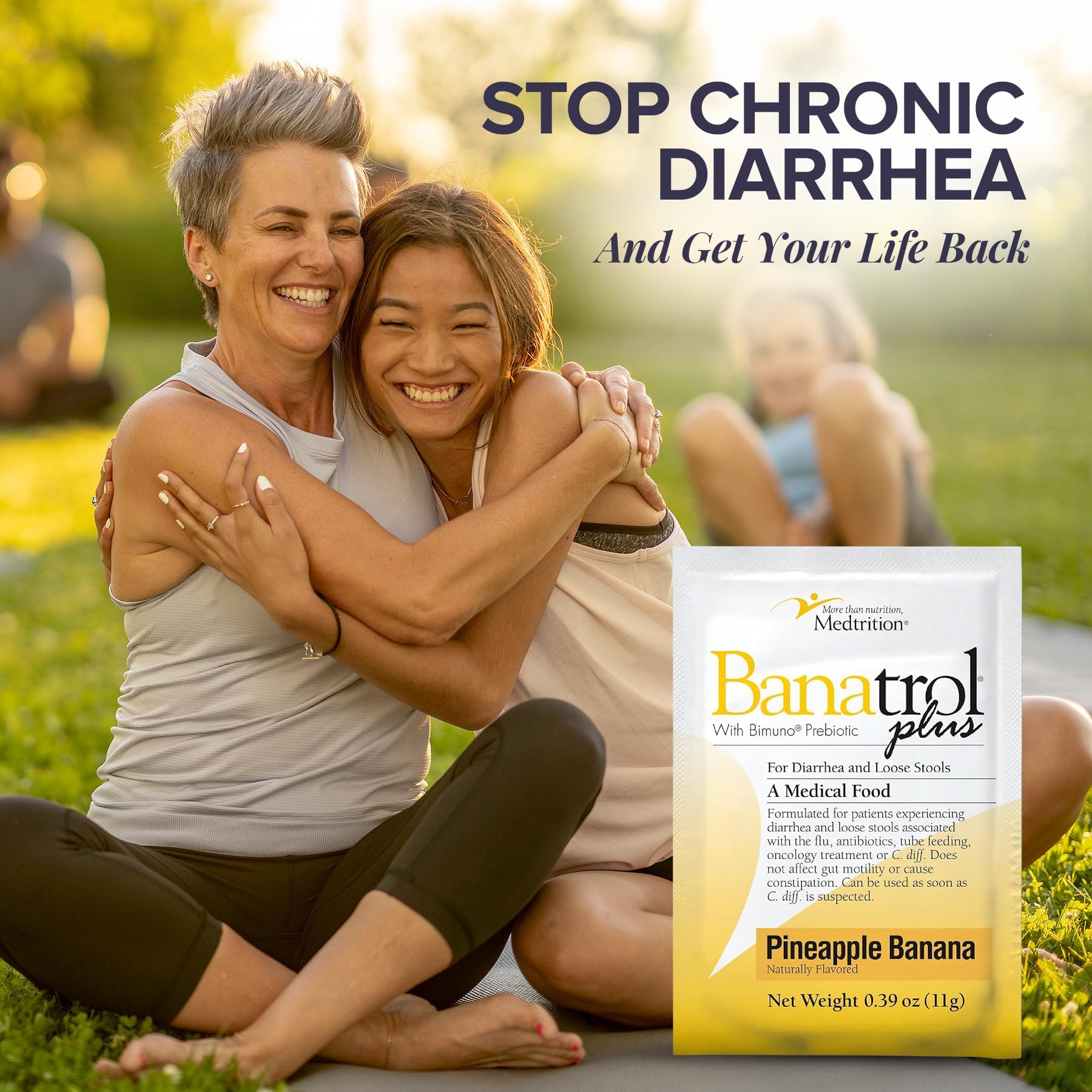 Banatrol Plus santé intestinale: prébiotiques soutiennent l'équilibre intestinal.