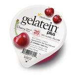 Medtrition Gelatein Plus Cerise en bouteille, riche en protéines pour journées actives.