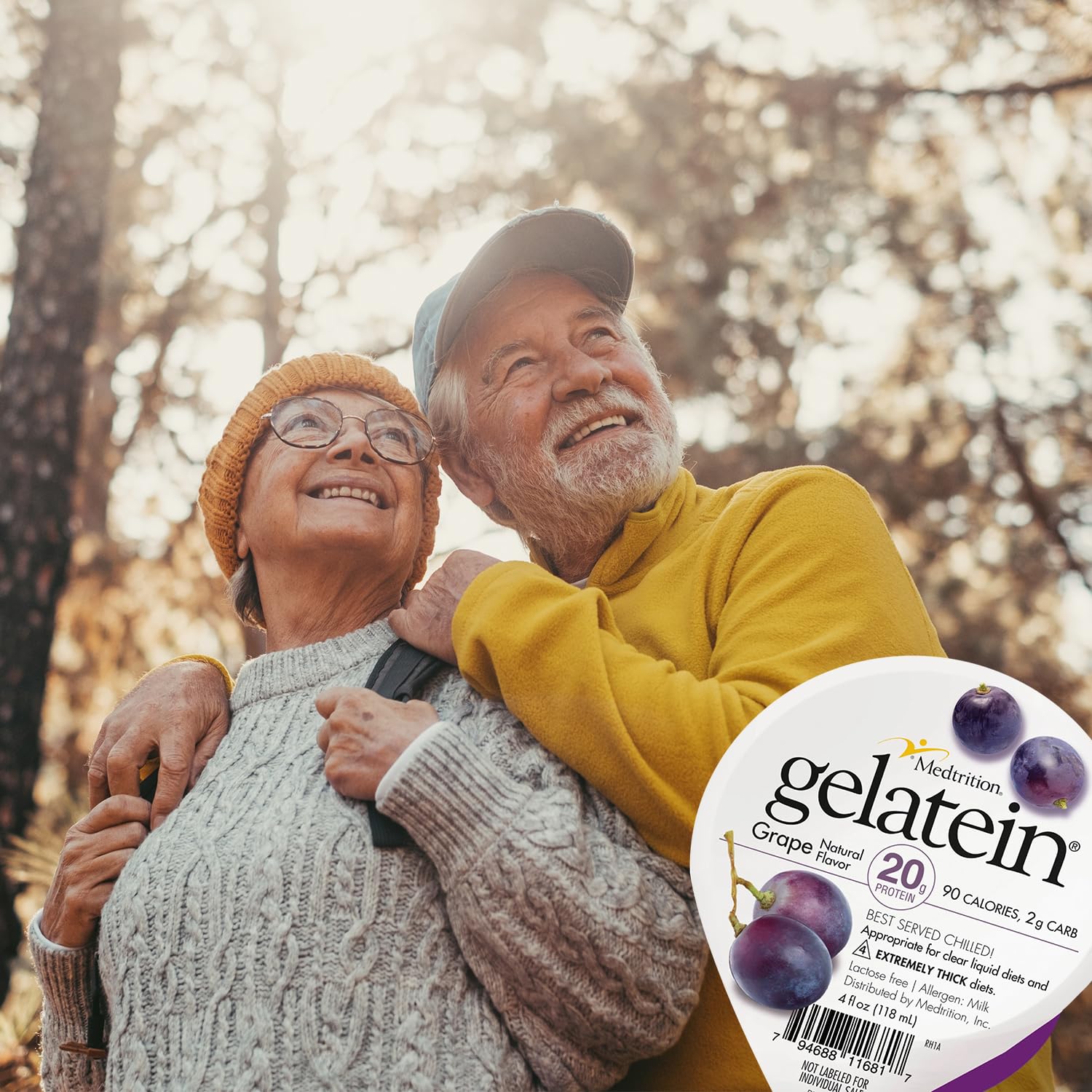 Gelatein Medtrition prête à servir après réfrigération pour un goût optimal.