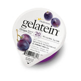 Gelatein Medtrition au raisin, prêt dans un verre, riche en protéine.