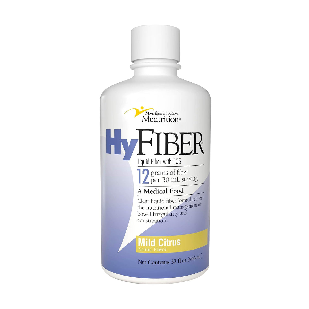 Medtrition HyFiber Bouteille prête à l’emploi pour régularité quotidienne.