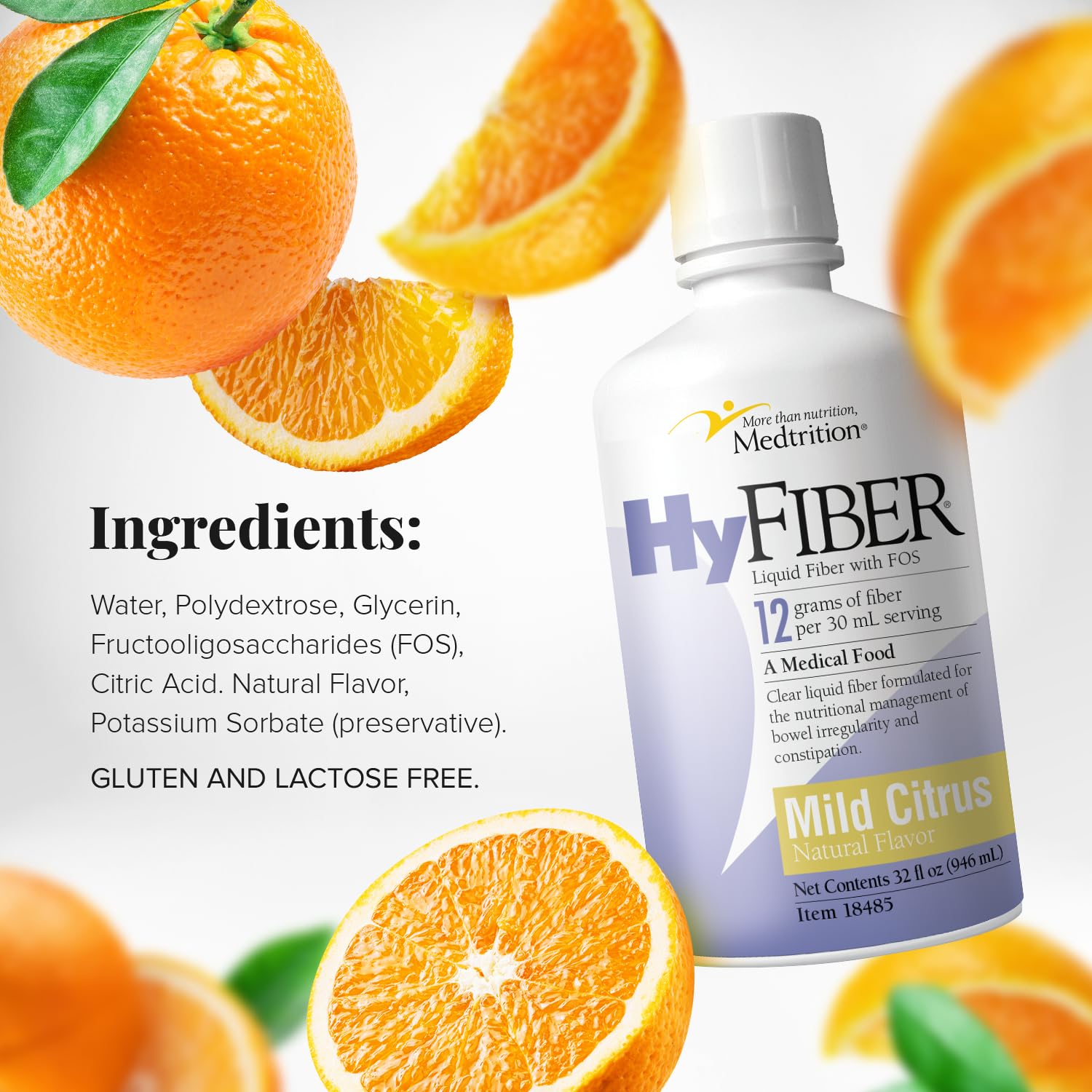 Medtrition HyFiber Mélange Eau – dissolution aisée dans vos boissons.