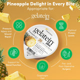 Texture crémeuse de Gelatein Plus, parfaite pour une collation rapide.