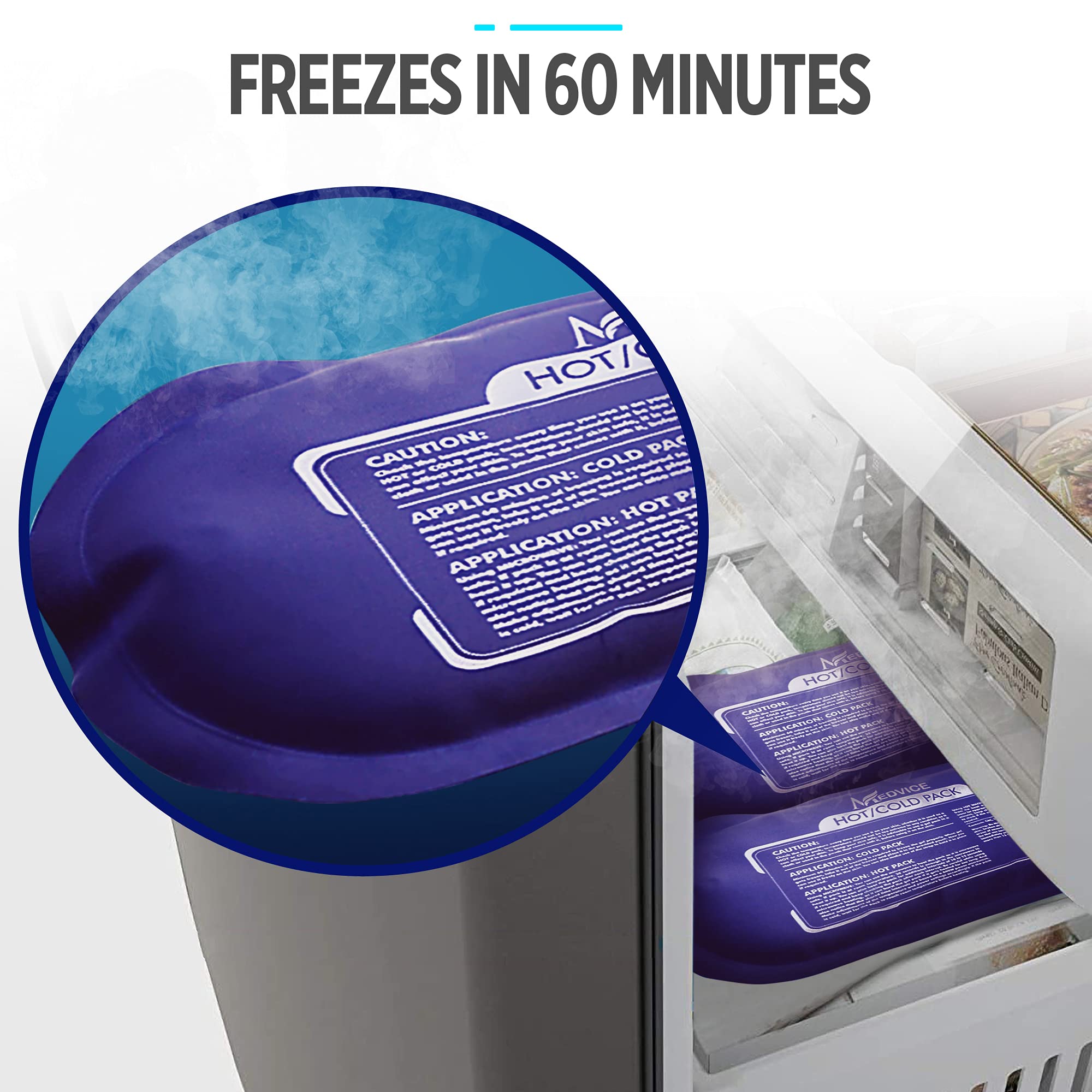 Medvice: utilisation en thermotherapie pour chaleur ou froid faciles.