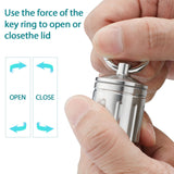 MEECN étui pilules avec joint imperméable pour voyage fiable.