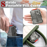 Meekoo accessoire pilules 10 places, pratique pour garder l'essentiel à portée.