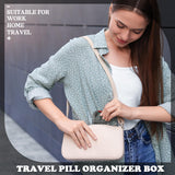 Meekoo solution rangement médicaments voyage, 10 compartiments pour vitamines et compléments.