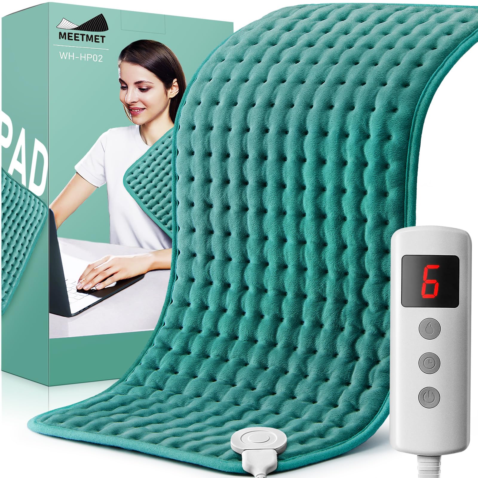 Le MEETMET coussin chauffant dos offre chaleur ciblée et confort quotidien.