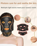 MEFELE Cln masque lumière jaune pour visage, apporte confort et éclat.