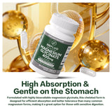 Meflu magnésium glycinate sans OGM, formule végane et pure.