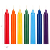Bougie Mega Candles chakra orange pour énergie et concentration.