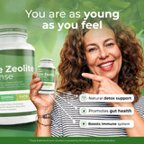 MEGA HEALTH bentonite argile détox capsules : équilibre intestinal potentiel.