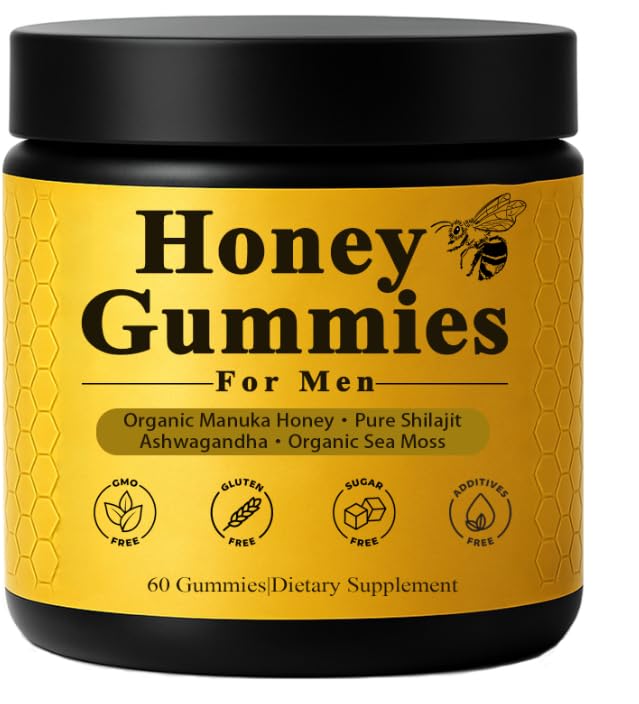 Megacephalus Gommes au miel – bouteille pratique pour une prise quotidienne sans pilules.