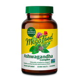 MegaFood Ashwagandha Complex – bouteille dose quotidienne pour la gestion du stress.