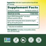 MegaFood Ashwagandha KSM-66 gelules: energie et calme possibles.