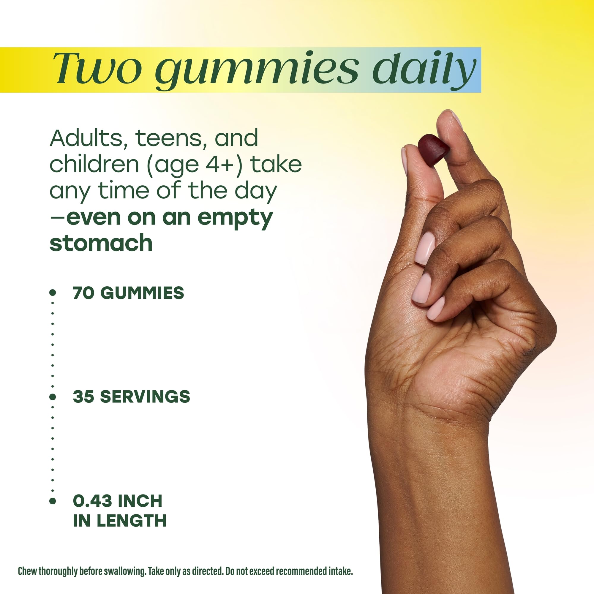 MegaFood B12 Gommes Canneberge sans neuf allergènes alimentaires