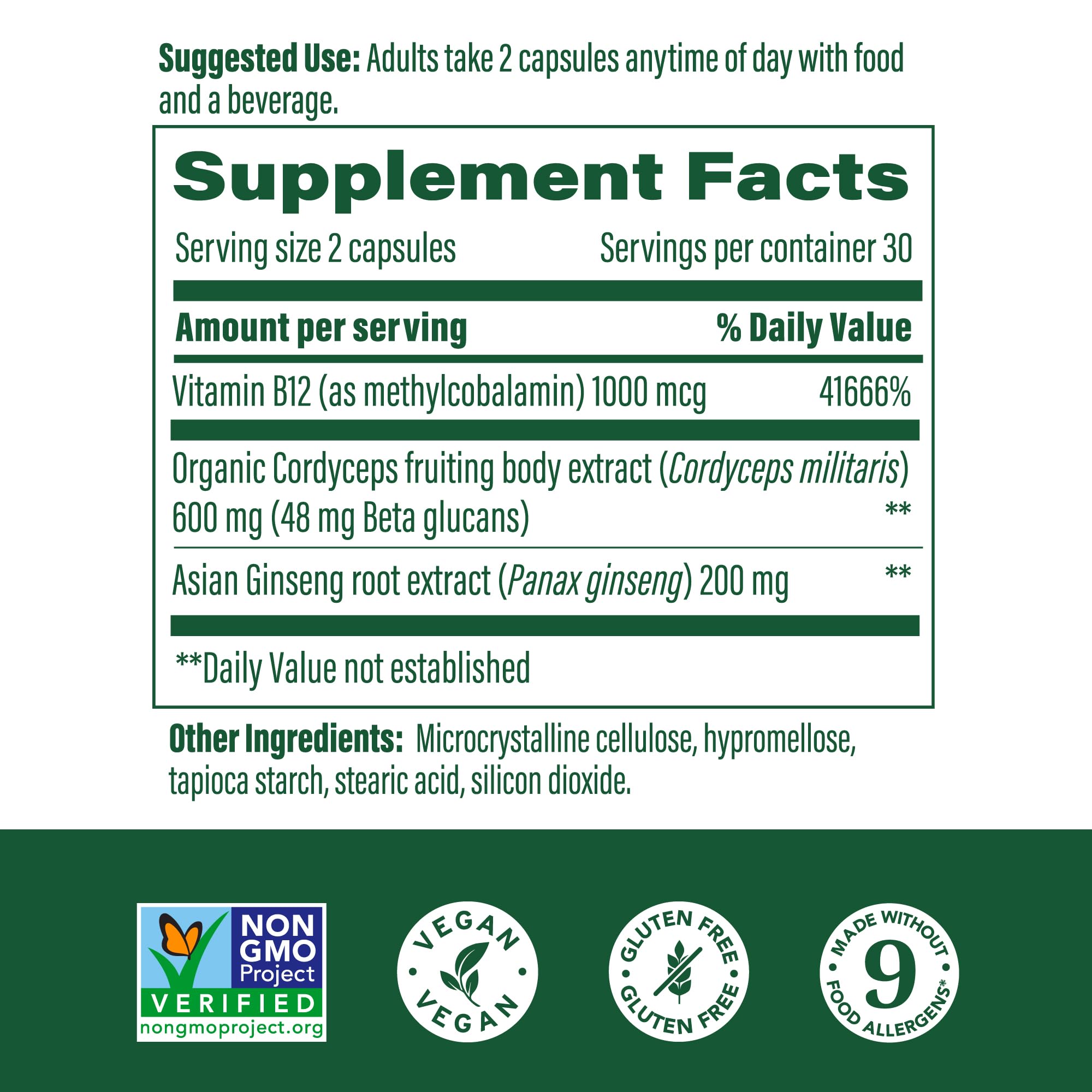 MegaFood B12 vitamine méthylée – capsules pour énergie et vitalité