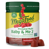 MegaFood Baby & Me 2 dans une bouteille pratique pour le quotidien prénatal.