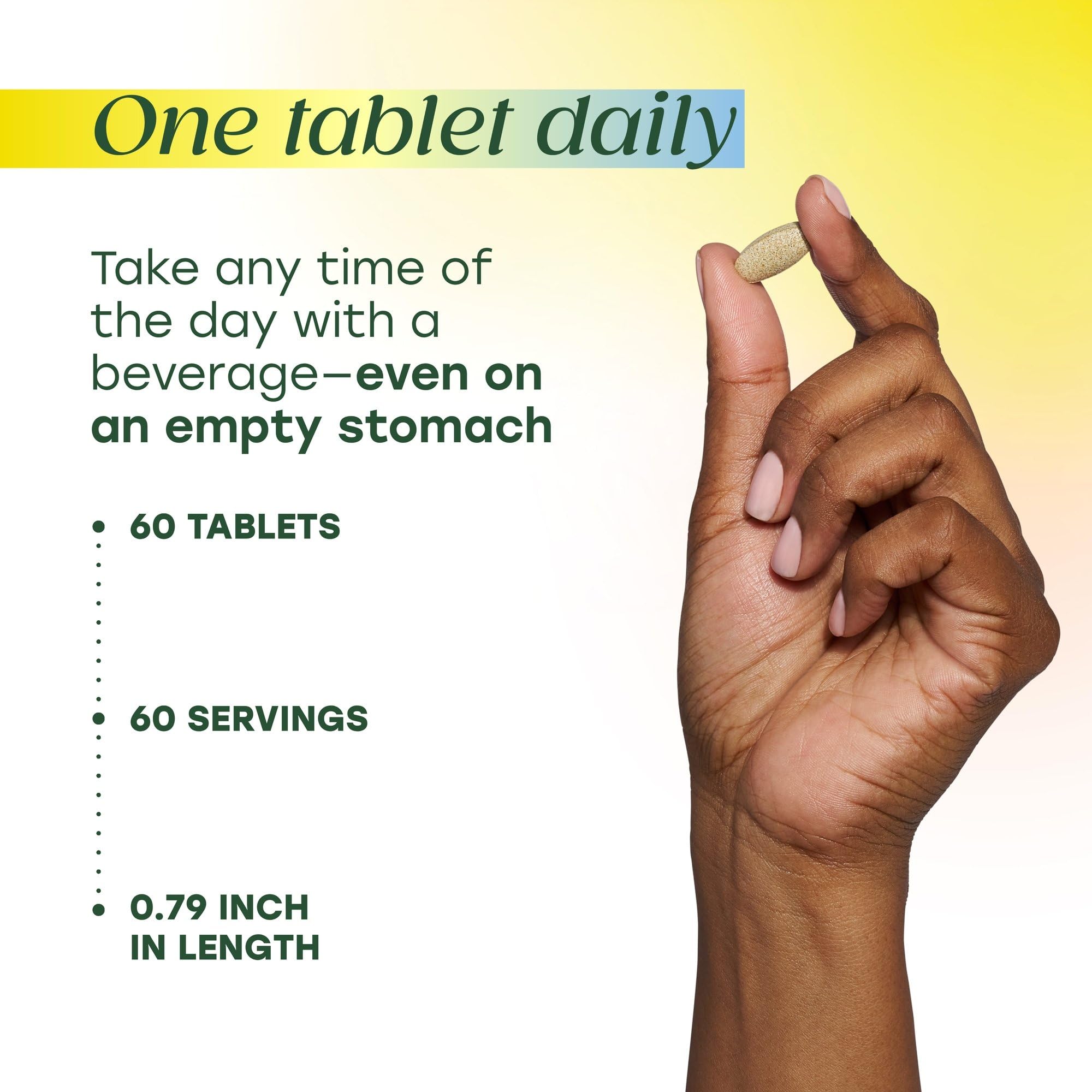 Encart sécurité: sans allergènes majeurs et sans OGM sur MegaFood Balance B Complex