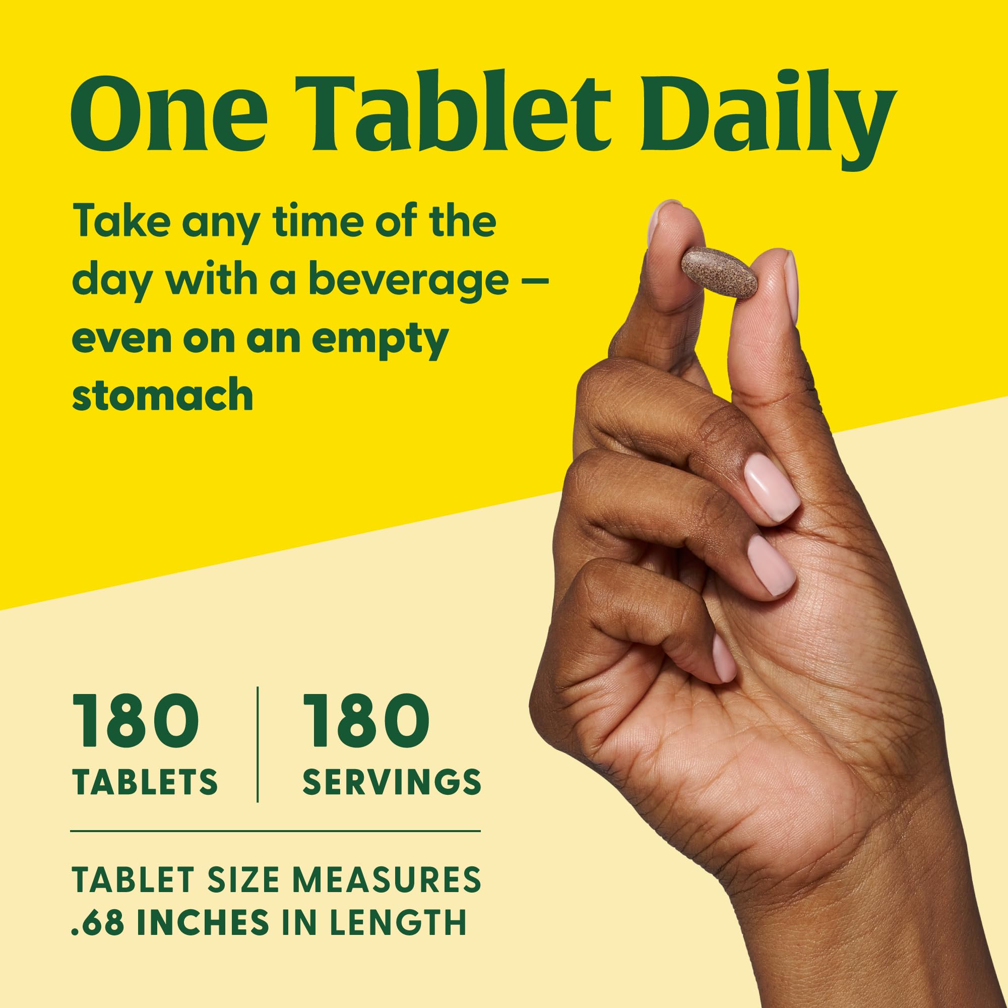 Formulation MegaFood Blood Builder adaptée aux régimes végan et végétarien.