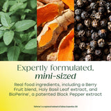 MegaFood Curcuma Real Food par portion, contient fruits et extraits naturels
