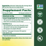 MegaFood Curcuma – Tablettes: mobilité au quotidien grâce aux curcuminoïdes.