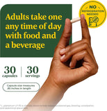 Étiquette MegaFood Digestive Probiotic, détails sur les souches et le dosage