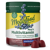 MegaFood Gommes Homme Myrtille Sauvage – Bouteille pratique pour une utilisation quotidienne.