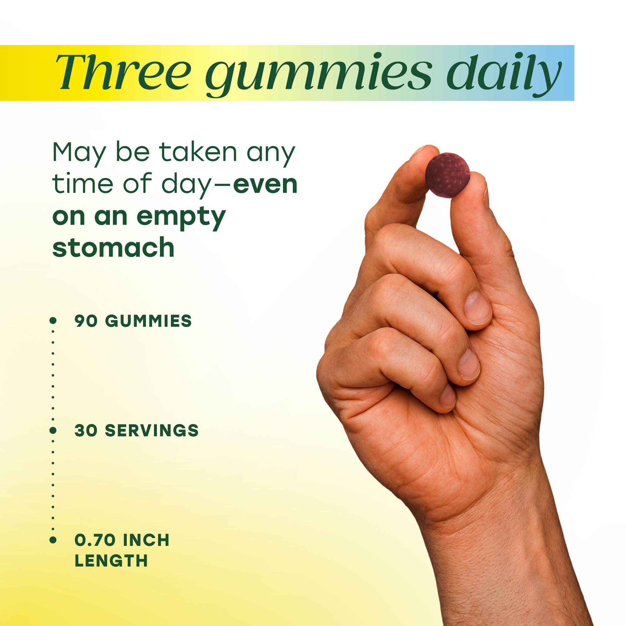 Gommes MegaFood magnésium-D3 – soutien muscles et os