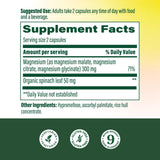MegaFood magnésium triple forme citrate-malate-glycinate, absorption optimisée