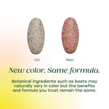 Megafood Methyl B12, betterave et légumes dans la formule naturelle.