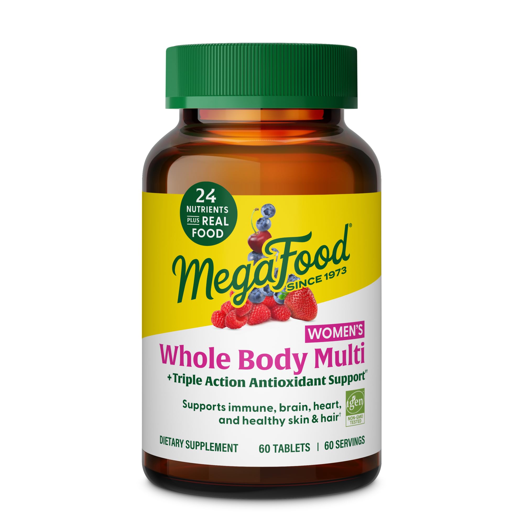 MegaFood multivitamine femme tablettes 60: soutien nutritionnel quotidien et énergie.
