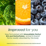 MegaFood Multivitamine Homme 40+ – vitamines bio-disponibles pour une meilleure absorption.