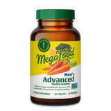 MegaFood Multivitamine Avancée pour Hommes — Bouteille: soutien potentiel à l'énergie et à la vitalité.