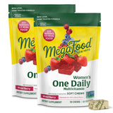MegaFood Multivitamines Femmes gommes fruits quotidiennes pour l'énergie et le soutien immunitaire