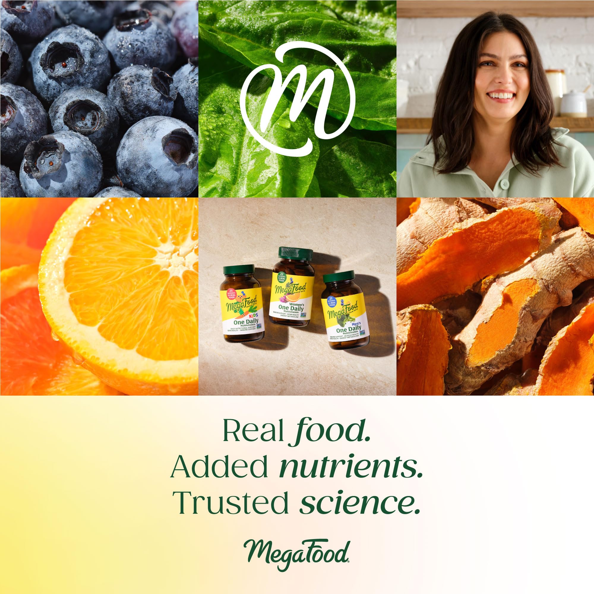 MegaFood – prise facile: 2 capsules par jour dans votre routine quotidienne.