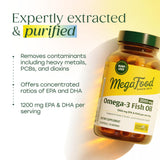 MegaFood Omega-3 infusé au citron: arôme frais et réduction de l'arrière-goût