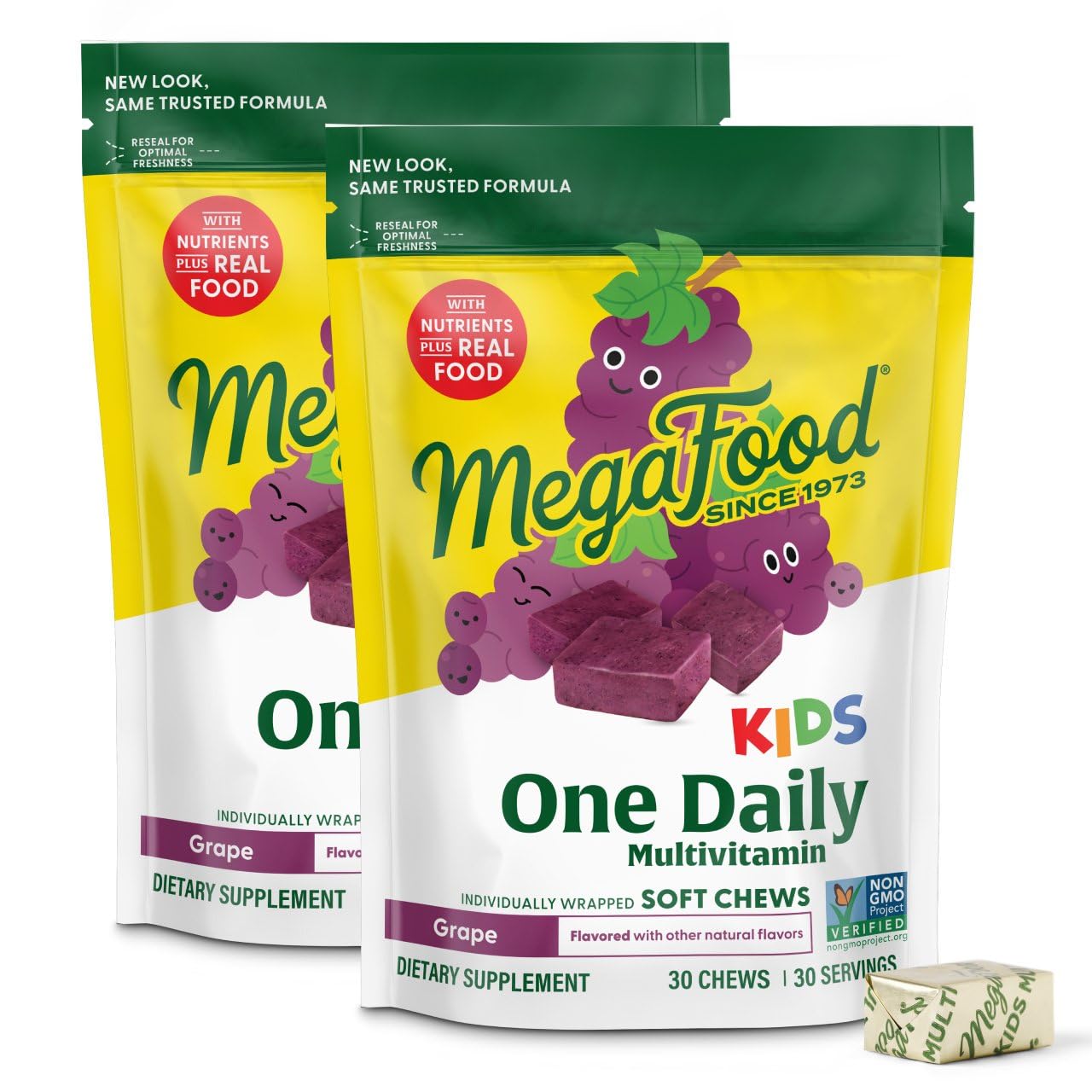 MegaFood One Daily Enfants – gommes en bouteille, pratique pour la routine quotidienne