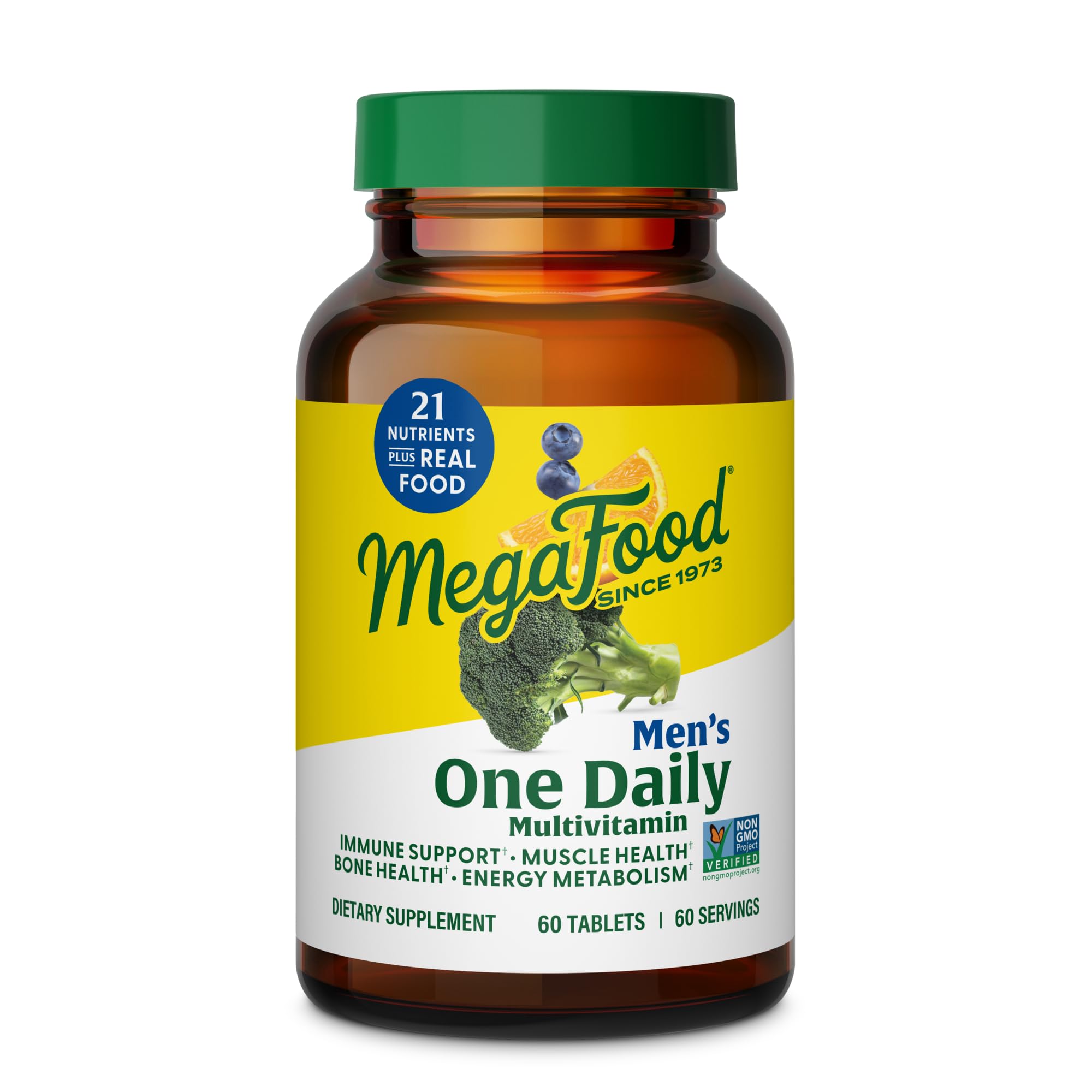 MegaFood One Daily Hommes – comprimé quotidien pratique pour l’apport journalier.