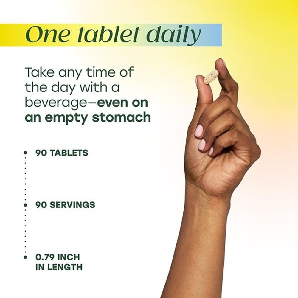 Formule fermentée et minéraux dans MegaFood One Daily pour absorption facilitée.