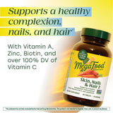 MegaFood Peau, Cheveux et Ongles 2 – ingrédients naturels issus d’aliments réels