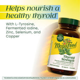Gélules MegaFood Thyroid Strength faciles à avaler pour le quotidien
