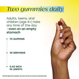 Logo USDA Organic sur l'emballage MegaFood B12 pour fiabilité.