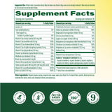 MegaFood Whole Body 55+ Gummies: étiquette indiquant D3 et K2 MK7 pour la vitalité.