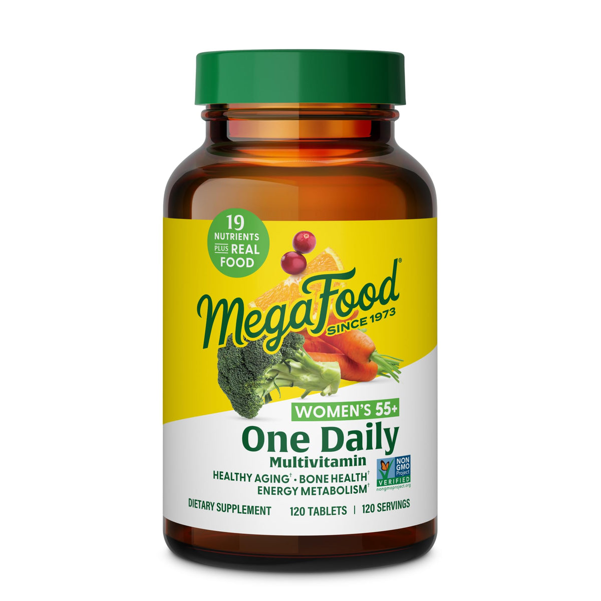 MegaFood Women 55+ tablettes quotidiennes faciles à prendre pour un quotidien équilibré.