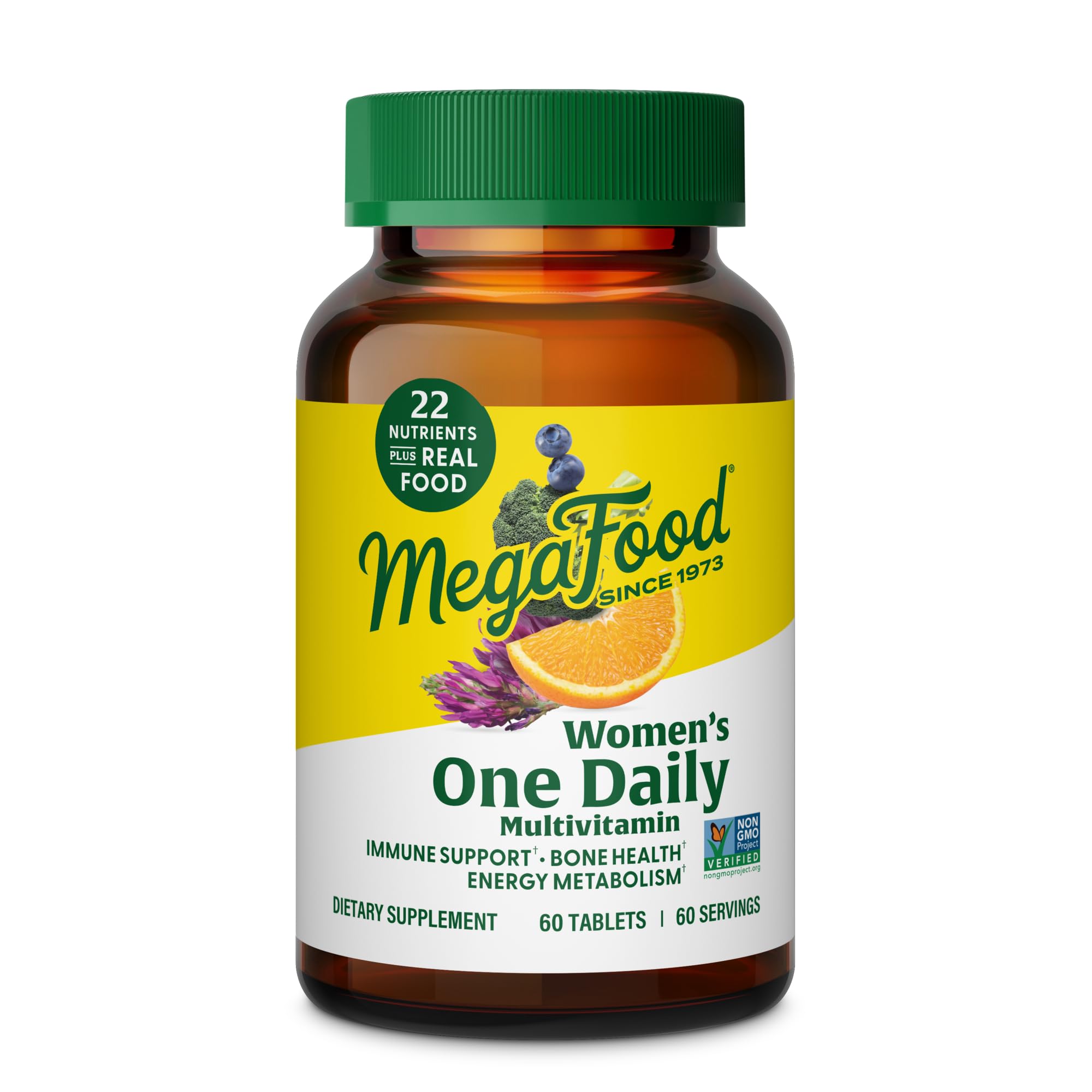 MegaFood Womens Multivitamin One Daily, bouteille: énergie quotidienne et bien-être.
