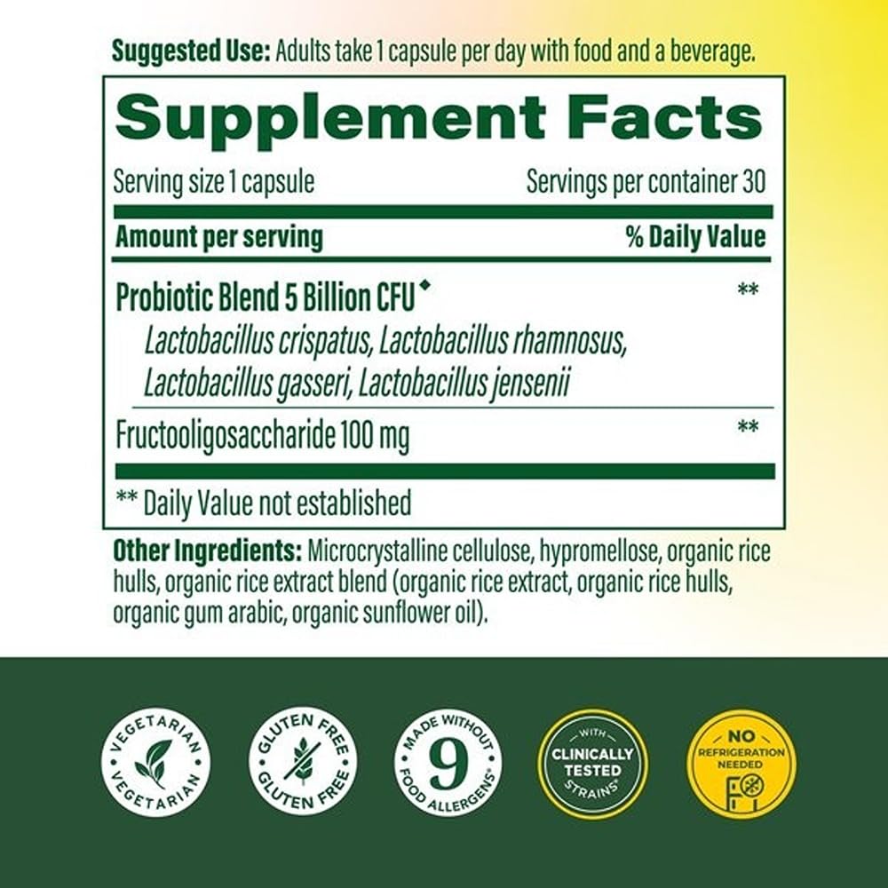 MegaFood Probiotique Femmes – flacon pratique et gélules faciles à intégrer à la routine.